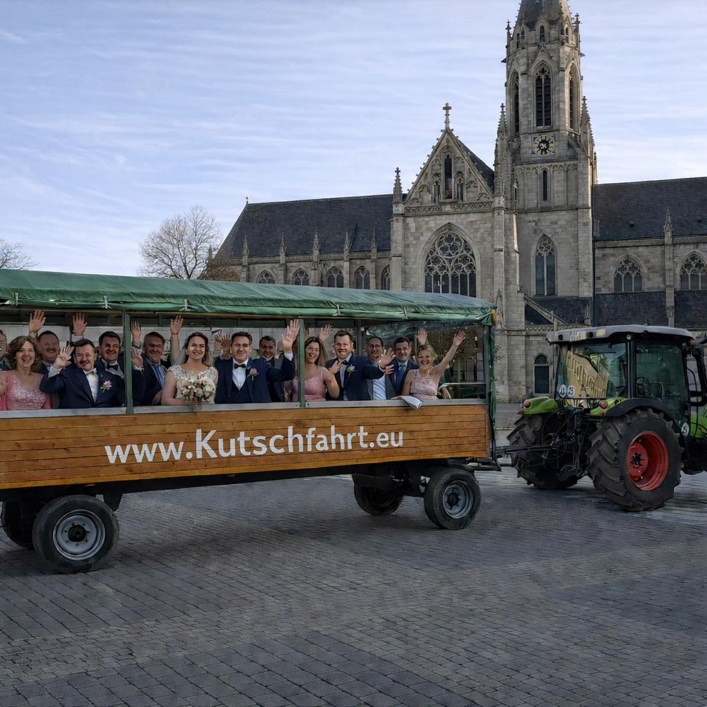 Planwagen mit Trecker